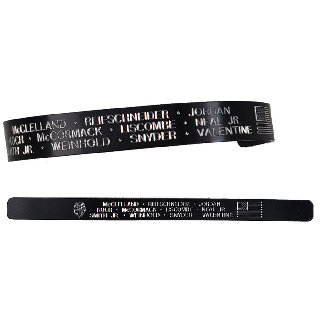 Item # CPI-061<br>SLCPD "Those Never Forgotten" Metal Bracelet