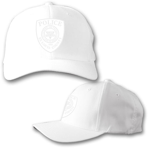 Item # CHW-004<BR>SLCPD "Tonal Badge" White Hat
