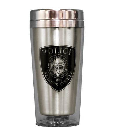 Item # CDW-010<BR>St. Louis County P.D. Travel Mug