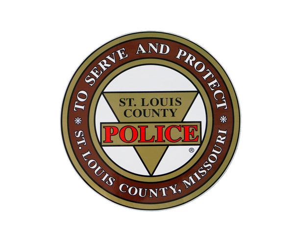 Item # CPI-045<br>St. Louis County P.D. Round Decals