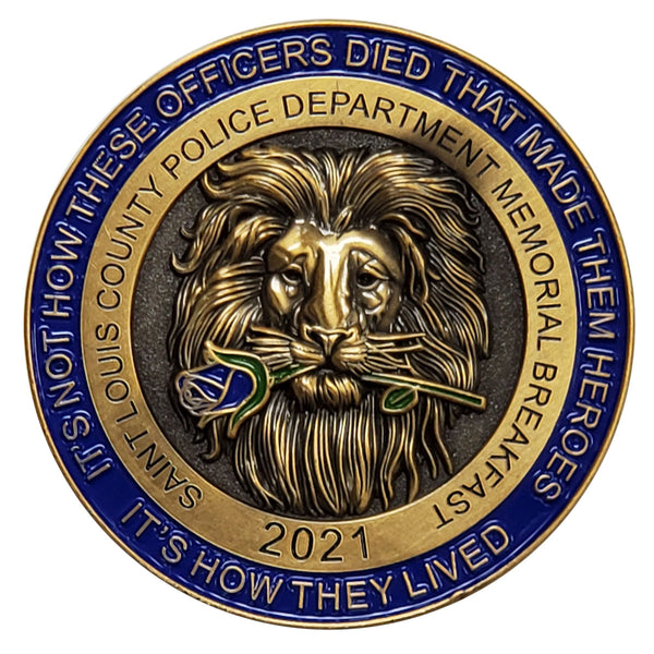 Item # CPI-094<br>SLCPD "Memorial Breakfast 2021" Coin