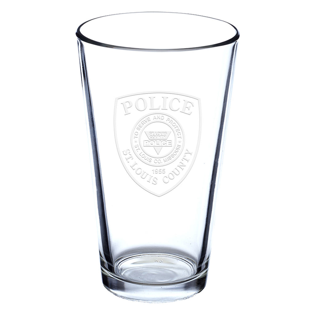 Item # CDW-021<BR>St. Louis County P.D. Pint Glass