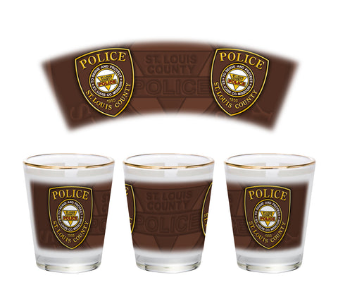 Item # CDW-016<br>St. Louis County P.D. Shot Glass