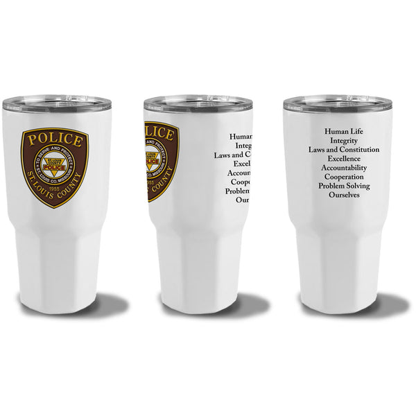 Item # CDW-023<BR>St. Louis County P.D. 30oz Stainless Steal Tumbler